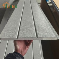 Panneaux sandwich en polyuréthane haute densité, panneaux muraux isolés, panneaux muraux extérieurs pour bâtiments industriels