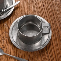 Ensemble de 3 tasses à double paroi en acier inoxydable 304 antirouille, anti-condensation, incassables, pour café, thé au lait