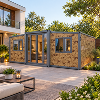 Hébergement Éco-responsable à Déploiement Rapide : Maison Conteneur Modulaire Moderne, Durable, à Double Aile, Préfabriquée et Extensible