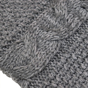 Real precio <span class=keywords><strong>bajo</strong></span> de la fábrica para <span class=keywords><strong>el</strong></span> invierno de 100% acrílico gris hermoso silenciador de cuello - Product Image 3