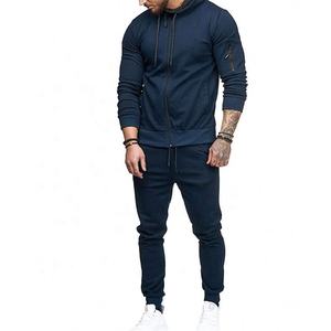 กางเกงวอร์มขายาวสำหรับผู้ชาย,กางเกงวอร์มขายาวสำหรับนักวิ่งสตรีทแวร์มีกระเป๋าซิปแบบเรียบสำหรับวิ่งออกกำลังกาย - Product Image 6