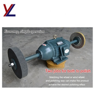 Polisseuse multifonctionnelle à double tête alimentée par un moteur de 4 kW pour le polissage des surfaces en acier inoxydable afin d'obtenir une finition miroir