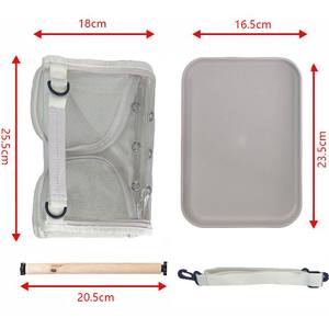 छोटे पालतू जानवरों के लिए छिपकली पिंजरे के साथ पोर्टेबल छोटे पक्षी यात्रा बैग तोते और कबूतर पालतू जानवर वाहक - Product Image 6