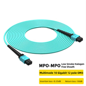 Mật độ cao 12-sợi MTP preconnected OM4 Multimode Jumper cáp cho đám mây trung tâm dữ liệu vxlan - Product Image 5
