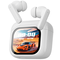 Auriculares TWS ANC OEM ODM gratuitos con pantalla táctil LCD, inalámbricos, impermeables, para juegos, con traducción por IA