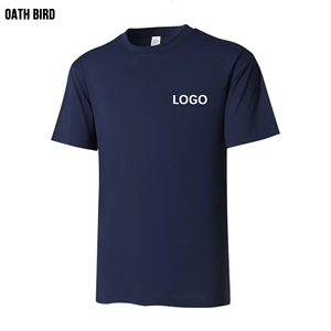 T-shirt da uomo in poliestere ed elastan di alta qualità, vestibilità regular, stampa personalizzata con <span class=keywords><strong>logo</strong></span> e grafica, estiva, ad asciugatura rapida, per lavoro. - Product Image 1