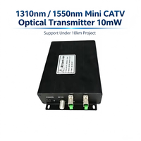Transmisor Óptico Mini CATV de 1310nm / 1550nm, 10mw, Compatible con Proyectos de Menos de 10km