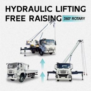 Howo/Isuzu 16Ton 14Ton camión hidráulico montado grúa móvil telescópica pluma grúa camión Control remoto núcleo componente motor - Product Image 5