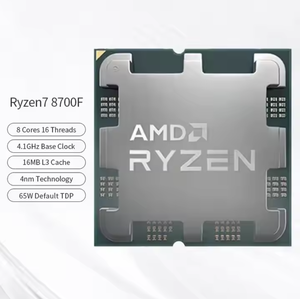ซีพียูเดสก์ท็อป R7 8700F 6-คอร์ 4.2GHz 65W ซ็อกเก็ต AM5 โปรเซสเซอร์แบบถาด ใหม่ ซีพียู 6-คอร์ แบบถาดและกล่อง R7 8700F ซีพียูเดสก์ท็อป 6-คอร์ 4.2GHz - Product Image 4