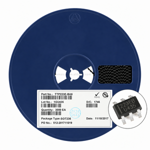 Détecteur de touche tactile capacitif simple <span class=keywords><strong>TTP223E</strong></span>-BA6 SOT23-6 <span class=keywords><strong>TTP223E</strong></span> - Product Image 1