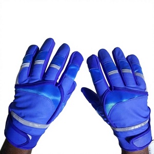 Puño corto Último diseño Guantes de bateo de Palma de cuero originales Nuevo estilo Guantes de béisbol de protección de manos ligeros profesionales - Product Image 1