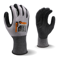 Gants de sécurité résistants aux coupures MaxiTough 21 Gauge HPPE ANSI A2 EN388 4X43B avec revêtement en nitrile sablé pour la manipulation de précision