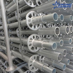 Échafaudage certifié CE, support galvanisé, barre transversale, barre verticale, barre oblique, support de base, série 48, chantier de construction - Product Image 6