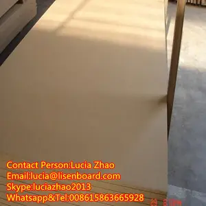 1830*3660*16mm Big Size Plain MDF Board For Furniture