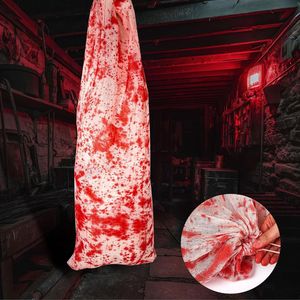 Bolsa de Cadáver Sangrienta de Halloween, Accesorio de Gasa con Manchas de Sangre, Bolsa Colgante Aterradora para Decoración de Fiestas en Casas Encantadas - Product Image 6