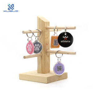 Porte-clés NFC en époxy personnalisé avec logo 13,56 MHz, porte-clés intelligent NFC pour les réseaux sociaux, Instagram, WhatsApp, TikTok, <span class=keywords><strong>YouTube</strong></span> - Product Image 2