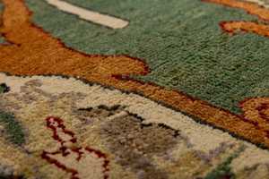 Export Quality Hand Knotted Tibetan Wool Silk Carpet Handmade Luxury Decorative Rug for Hotels Resorts Villas and Premium Homes - Product Image 3