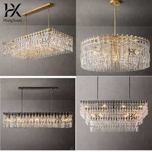 Lámpara de Araña Moderna Americana Creativa de Latón Marignan con Cristales K9 Redondos para Decoración e Iluminación de Sala de Estar, Comedor y Hogar - Product Image 2