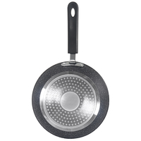 Ustensiles de cuisine en aluminium forgé Poêle à frire et ustensiles de cuisine à revêtement antiadhésif en marbre avec poignée en bakélite en acier inoxydable