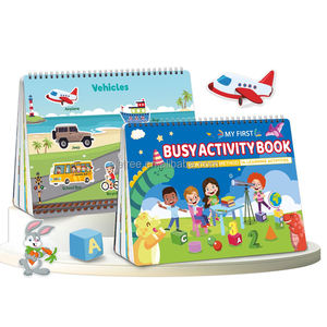 Enfants Preescolar Early Education Toy 8 Pages English Farm Job Enlignment Busy Book - Product Image 1