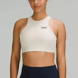 XW-AS23-10 Wholesale Comfortable Ribbed Top For Women Yoga Bra Sportswear Crop Tank Top Gym Fitness Outdoor Women Sports Bra