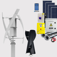 R&X RX-XV 5KW/10KW/20KW/5000W Onduleur hybride MPPT avec contrôleur de charge solaire pour turbine verticale à faible vitesse