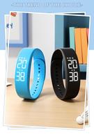Bracelet intelligent pour le sport, la course à pied, le comptage des pas, le réveil par vibration, le suivi de la forme physique, pour homme, femme, étudiant, appareil portable
