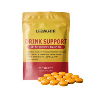 LIFEWORTH抗アルコールドリンクサプリメントクリバー健康でクズミルクシスルホーリーバジル - Product Image 2