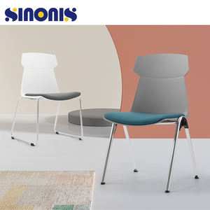 Chaise de réunion exécutive moderne Sinonis, chaise de bureau sans roulettes - Product Image 2