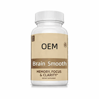 Capsules Brain Smooth pour la mémoire, la concentration et la clarté - Complément alimentaire