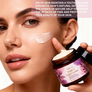 ครีมบำรุงผิวหน้าไพรเวทเลเบล 50 กรัม สูตรไตรพลังซี สำหรับกลางคืน ช่วยให้ผิวกระจ่างใส ลดเลือนริ้วรอย ด้วยวิตามินซี 3 รูปแบบ สำหรับผู้หญิง - Product Image 2