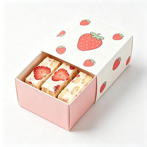 Caja de Papel para Tiramisú con Impresión de Logotipo Personalizado, Caja de Embalaje de Papel de Grado Alimenticio para Pastelería, Caja de Embalaje de Chocolate para Tiramisú - Product Image 2