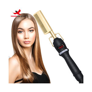 Peine Eléctrico Caliente de Calentamiento Rápido, Plancha de Pelo, Alisador de Cabello, Venta al por Mayor de Fábrica a Bajo Precio, Compra Mixta - Product Image 6