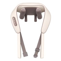 Masseur électrique sans fil multifonction pour épaules et nuque, massage Shiatsu 6D chauffant avec contrôle de la minuterie pour le corps entier et la taille