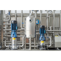 1000 LPH Tubulaire UHT-sterilisator volautomatisch met geïntegreerd CLIP-systeem voor de sterilisatieproductie van melk, sap en dranken