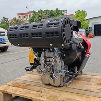 Moteur à essence V-Twin 35HP à injection électronique (EFI) refroidi par air, adapté aux opérations de lutte contre les incendies forestiers et aux machines minières, 27KW 3600RPM