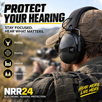 Protection auditive personnalisée d'usine NRR24dB, réduction du bruit, annulation du bruit, protège-oreilles électroniques pour le tir et la chasse