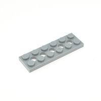 Plaques de construction en plastique ABS 2x6 5 trous Briques de construction DIY Modèle 32001 Jouet de construction de bâtiments modernes
