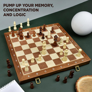 <span class=keywords><strong>Scacchiera</strong></span> del gioco da tavolo 2 in 1 <span class=keywords><strong>scacchi</strong></span> <span class=keywords><strong>e</strong></span> dama con pezzi di legno Set magnetico di <span class=keywords><strong>scacchi</strong></span> - Product Image 5