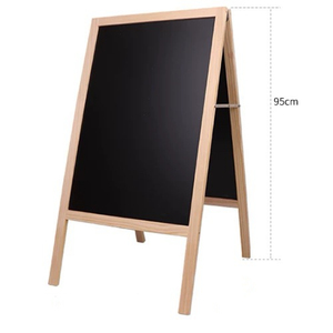 Porte-menu en bois naturel de couleur personnalisée Arche de table portable de <span class=keywords><strong>village</strong></span> Porte-carte de tableau en bois pour café, bar, restaurant - Product Image 2