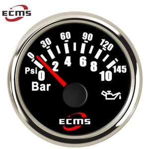 New 2 Inch <strong>Fuel</strong> Oil <strong>Pressure</strong> <strong>Gauge</strong> Meter 0-10bar 0-145psi with Backlight 9-32V Universal Fit - Product Image 5