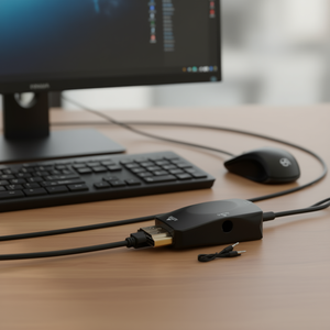 อะแดปเตอร์ HDMI เป็น VGA พร้อมตัวแปลงเอาต์พุตแจ็คเสียงสำหรับจอแสดงผลคอมพิวเตอร์ - Product Image 3