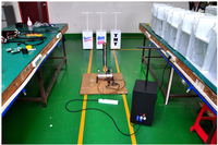 Boîtier de commande manuel TNT avec bouton-poussoir pour machine à effets de scène, 2 sorties d'alimentation pour mariages et fêtes