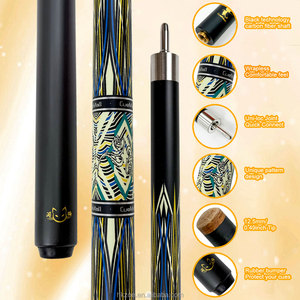 CueMall 58" Fiberglass Pool Cue, Professional Billiard Stick, 12.5mm 4-Layer Tip, Low Deflection Shaft for Accurate Shooting - Product Image 4