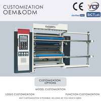 Nouvelle machine de découpe et de rembobinage semi-automatique pour rouleaux jumbo de 400 m/min, prix usine, pour films BOPP/CPP/OPP