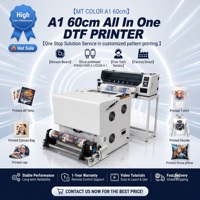 Printer DTF untuk Bisnis Kaos Starter Kit A1 60cm Mesin Transfer Film All in One untuk Toko Percetakan Pakaian Kecil
