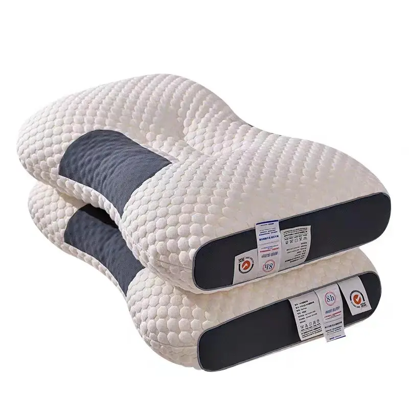 Factory Direct Supply Knitted Cotton Household Pillow Core Honeycomb Cervical Spine Protection to Help Sleep Deep Sleeping