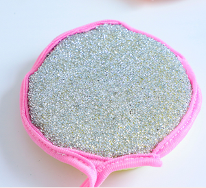 Éponge à récurer ronde double face durable pour la vaisselle et le nettoyage de la cuisine - Product Image 3