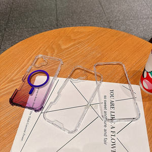 Funda de Armadura Híbrida 3 en 1 de Alta Resistencia con Gradiente Transparente para <span class=keywords><strong>iPhone</strong></span> <span class=keywords><strong>13</strong></span> 14 15 16 <span class=keywords><strong>Pro</strong></span> <span class=keywords><strong>Max</strong></span> Plus, para Funda de <span class=keywords><strong>iPhone</strong></span> 15 de 3 Piezas - Product Image 2