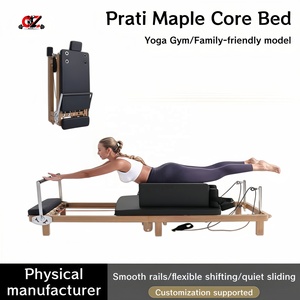 CZFIT Source Factory - Reformer de Pilates de Madera Multifuncional y Duradero, Plegable, para Ejercicios de Yoga y Pilates, para Gimnasio y Fisicoculturismo - Product Image 1